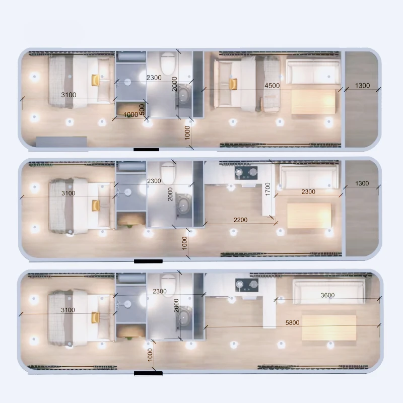 Hot Mini Modern Apple Cabin Portable Modular Tiny House Container Home Foldable  Houses Ready To Live in Prefab Homes