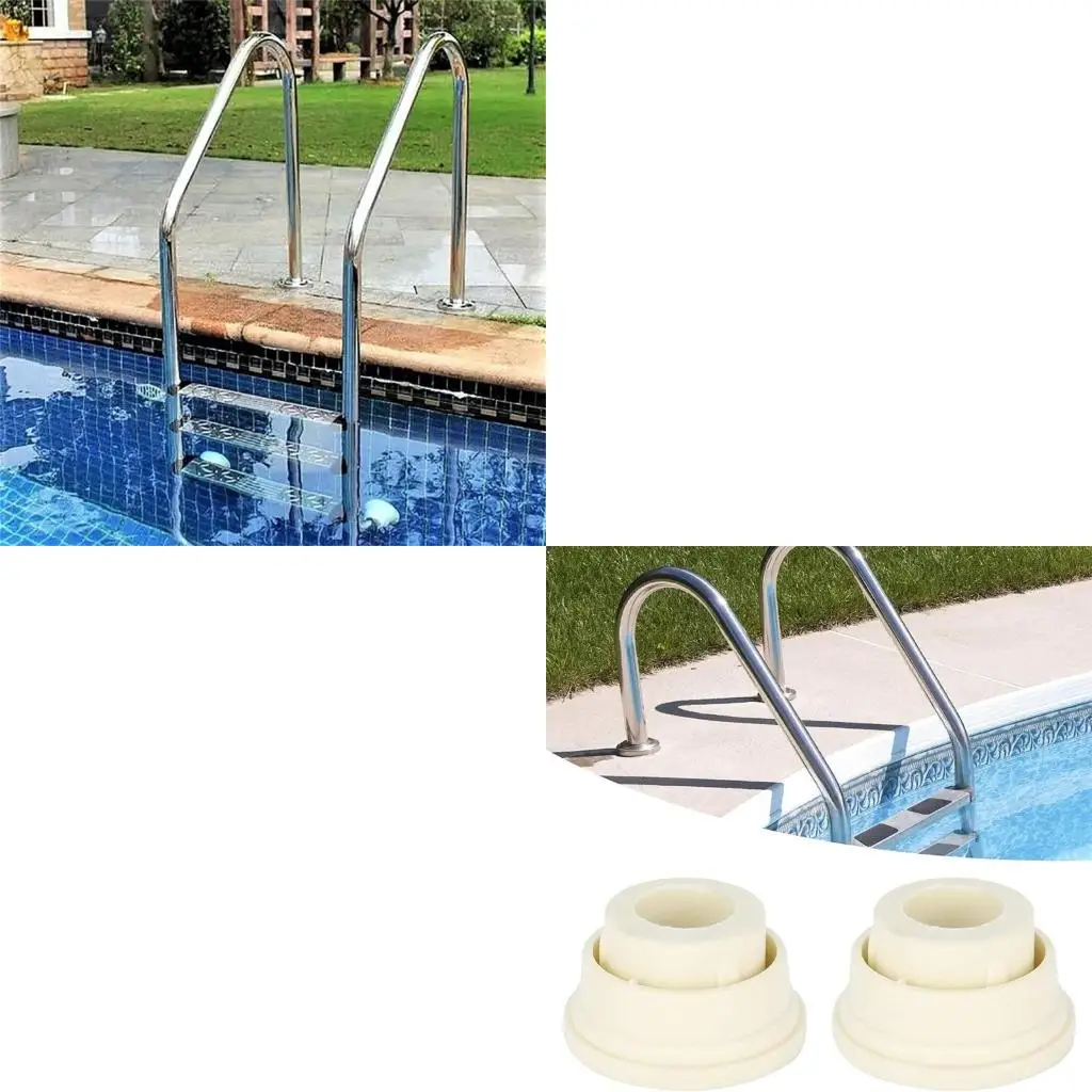 2Pieces Pool Ladder Bumpers for Inground Pool Step Inside Plug Caps for Ladder Tubing Protect Swimming Pool Liner high quality
