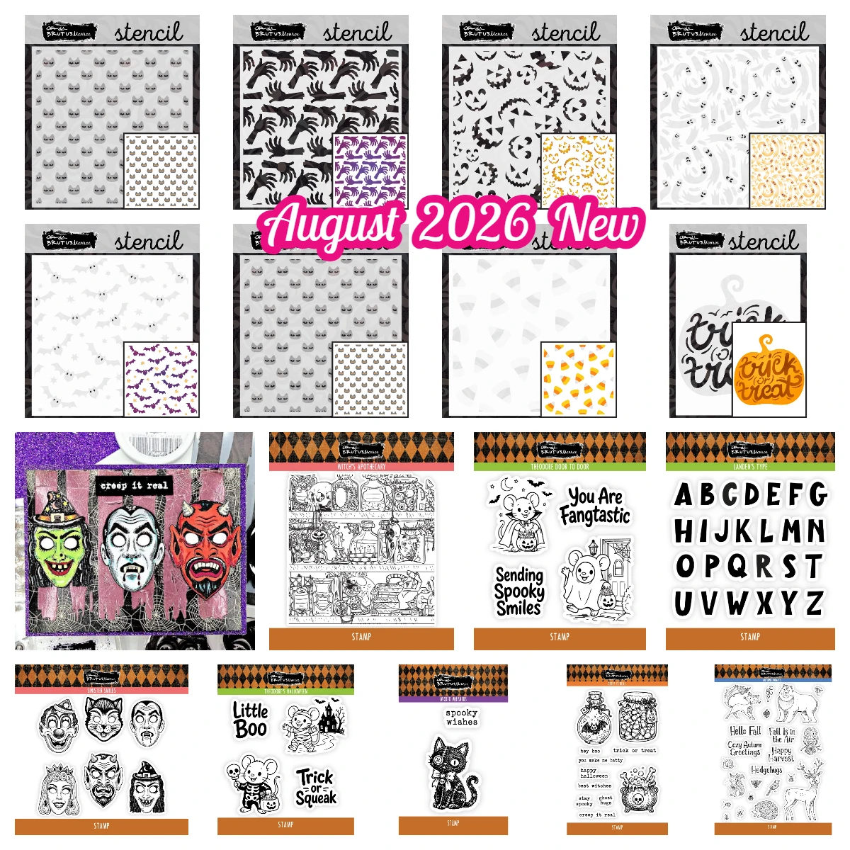 August 2026 Neue Metallstanzformen „Hexenapothekerin und Fledermauswolke“ für Halloween-Karten, Basteldekorationen und DIY-Handarbeiten für Scrapbooks und Tagebücher