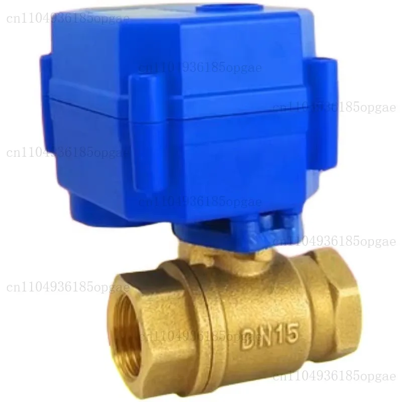 CWX-15q/n Stainless Steel Miniature Electric Valve, Two-way Ball Valve DN15 (4 Points) Bath Water Heater