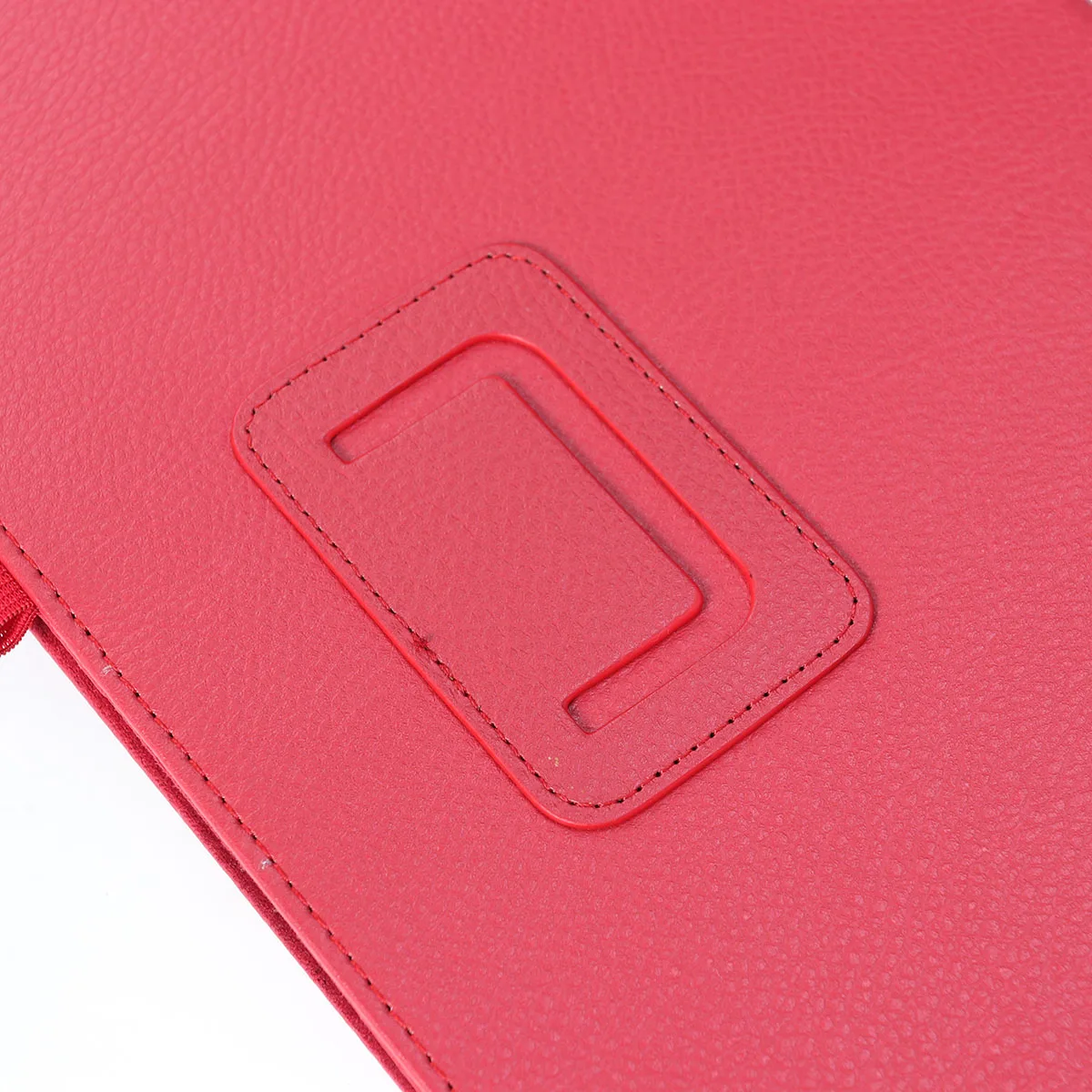 

Litchi Texture Tablet PC Case Full Coverage Protective Cover with Holder for Tab 4 10 Plus -X704F/N (Red)
