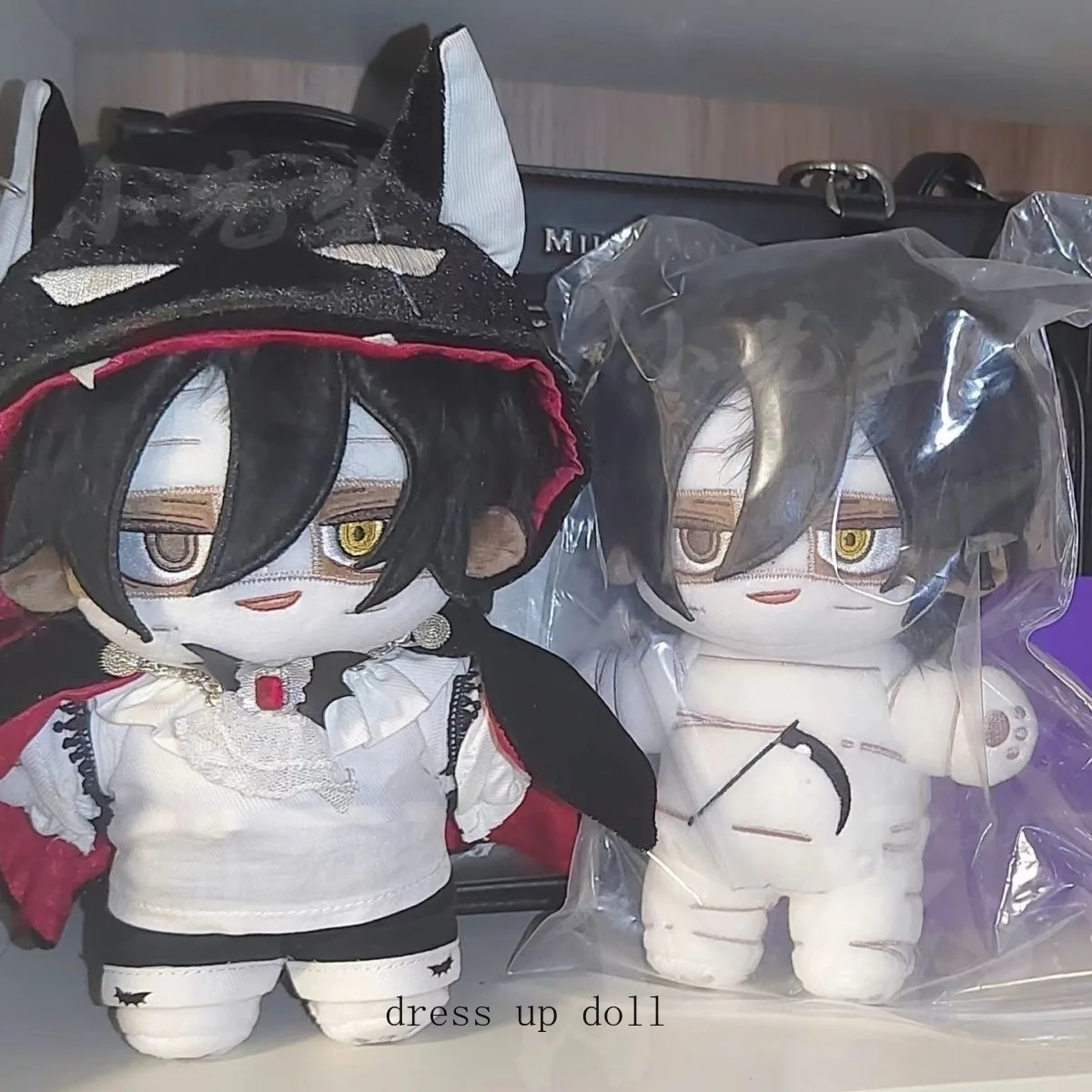 20 سنتيمتر أنيمي ملائكة الموت زاك الصبي أفخم دمية محشوة القطن الجسم أرقام فستان بلوشي اللعب وسادة عيد الميلاد هدية عيد الميلاد