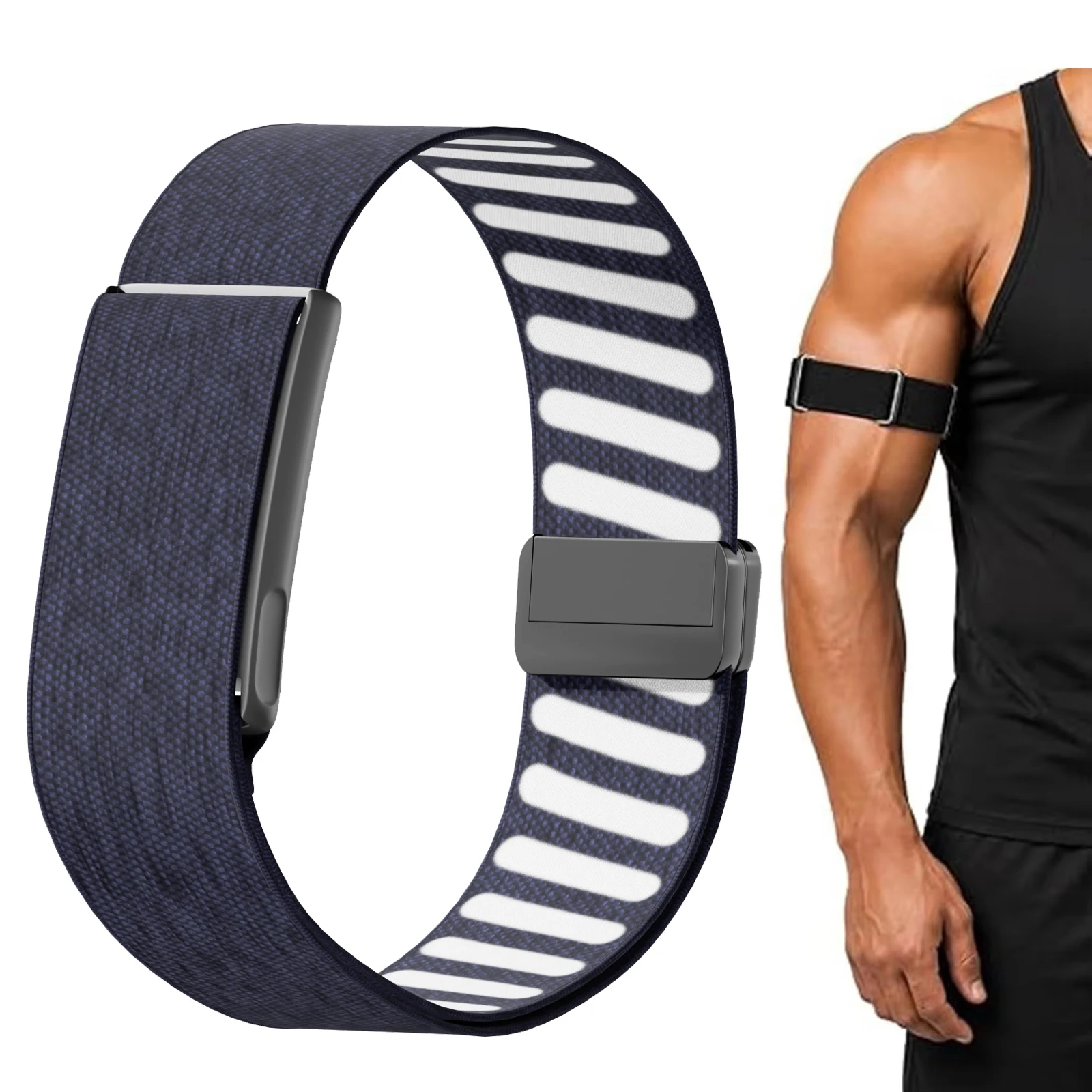 Nylon Bicep Bands Stretchy Adjustable Replacement Strap Magnetic Breathable Sport Arm Band For Whoop 5.0 Strap Accessories
