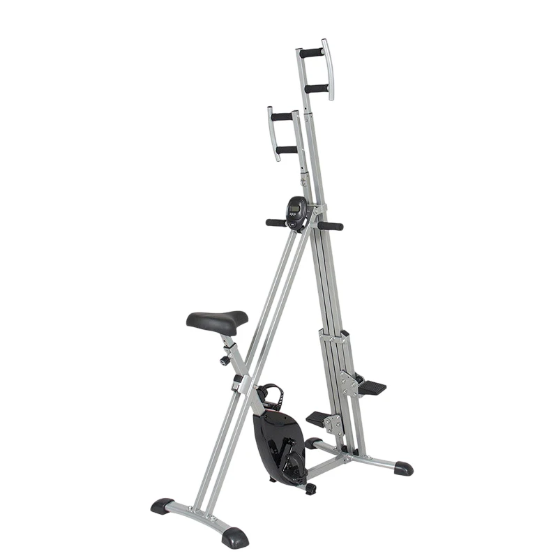 

Indoor Multi-Function Magnetic Control Climbing Fitness Machine 2-In-1 Exercise Bike Vertical Climbing Machine