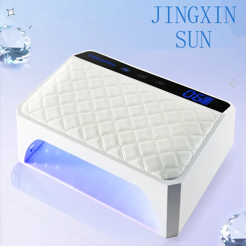 X40 178W wearing nail special hand pillow rechargeable dual hand phototherapy machine wireless electric storage nail lamp