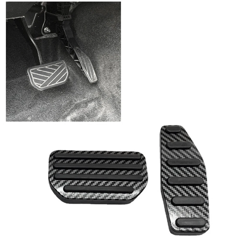 Para Suzuki Jimny 2019 2020 2021 cubierta de Pedal de freno de acelerador de coche accesorios de almohadilla de Pedal de aleación de aluminio, automático