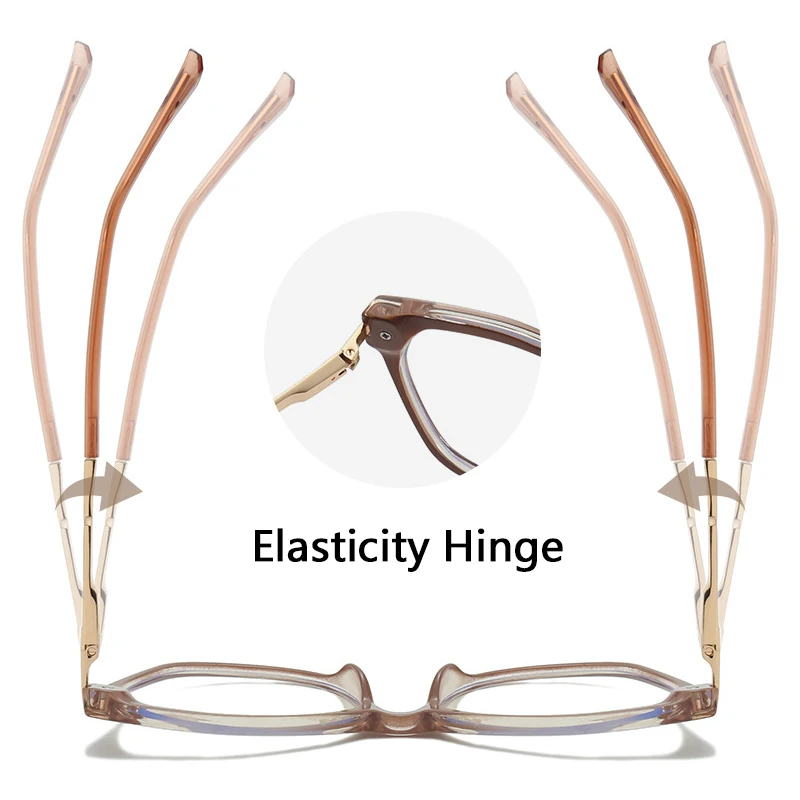 موضة جديدة TR النساء القط العين مكافحة الضوء الأزرق التقدمية متعددة البؤر نظارات للقراءة السيدات مد البصر نظارات تبدو بالقرب من بعيدا