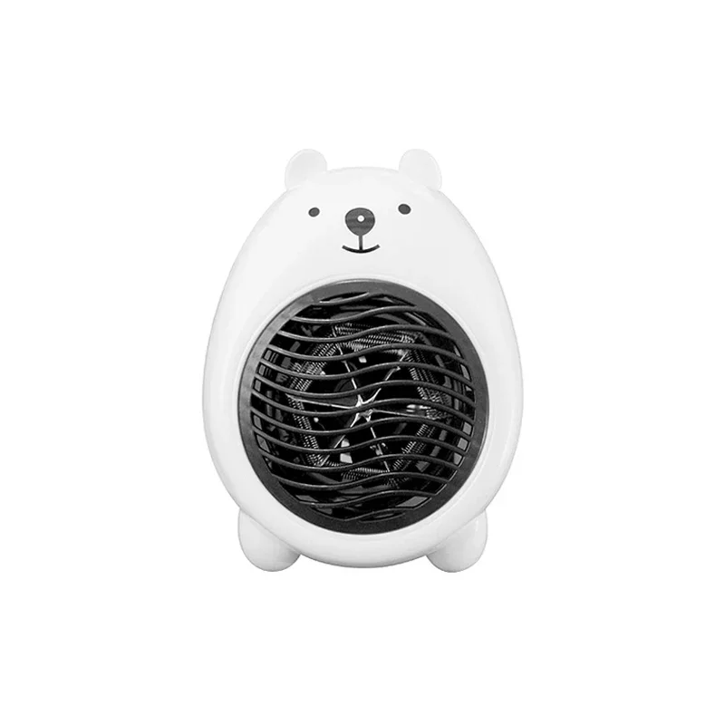 Mini Cartoon Electric Heater 400W 220V Fast Heating Portable Desktop Fan