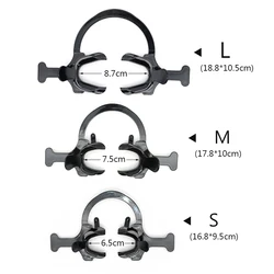 Retractor de ortodoncia para fotografía Dental, abridor de boca, tamaños S/M/L, forma Tipo C de plástico, herramientas de tratamiento de odontología, 1 unidad