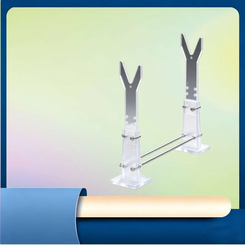 Adjustable Clear Acrylic Ornament Display Stand Detachable Support Rack for Desktop Hobby Model Decor