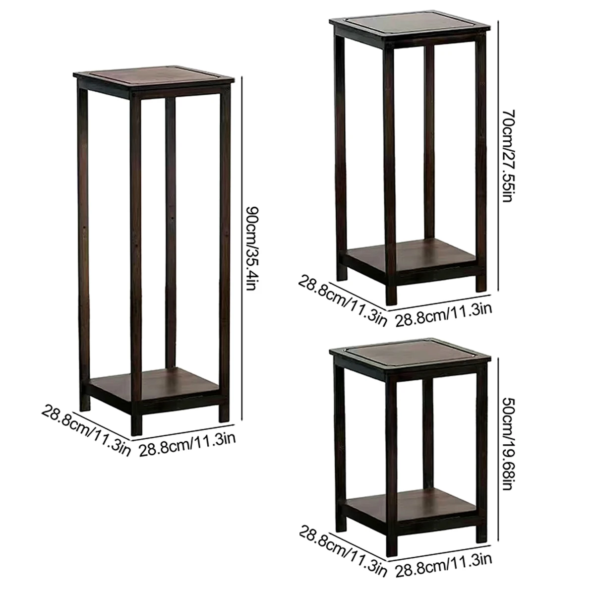 Bamboo Plant Stand for Indoor & Outdoor | Bamboo Planter Stand | Living Room & Garden Decor | Multi-Tier Plant Display image 4