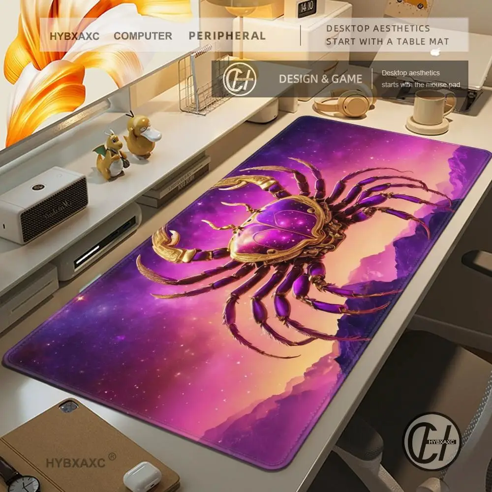 spider Mouse Pad Cute HD Desk Pad Extended Gaming Keyboard Mats Large 90x40cm XXL Gamer Mousepad