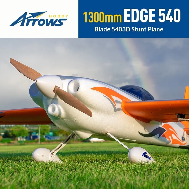 1300mm EDGE 540 RC 3D Aerobatic Fixed-Wing Plane, Electric High-Speed Assembled Model Equipped With Vector Motion Control System