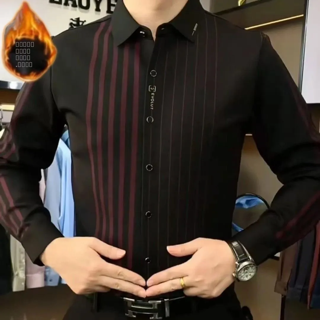 

Мужская ультратонкая футболка в стиле ретро, универсальная, длинная, в этническом стиле, модная, в полоску, дизайн в стиле Гонконга, ультратонкий крой...