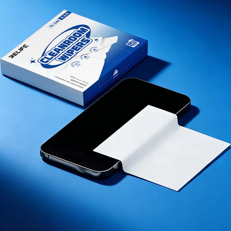 Relife RL-045 Anti-static Cleanroom Wipers Dust-Free Wipe Cloth Phone Screen Motherboard Electronic Parts Cleaning Cloth Wiper