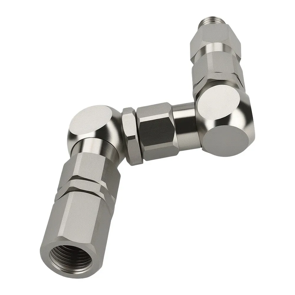 Z Type 360 Degree Swivel Joint 6500PSI Stainless Steel Rotary Connection For Airless Sprayer High Pressure Tool