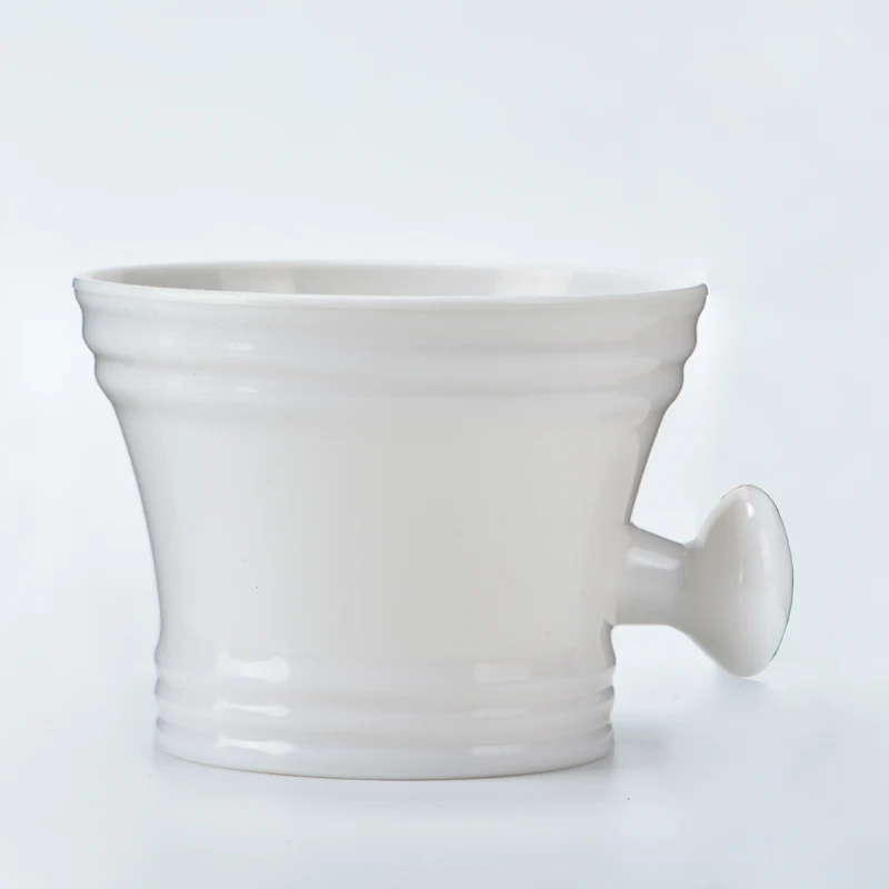 

Yaqi White Color ABS Plastic Shaving Bowl for Men Shaving Brush