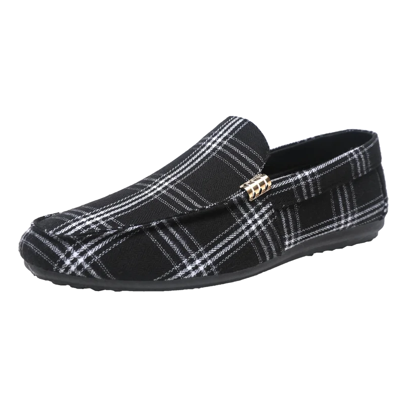 Classic Design Loafers Men Summer Slip-on Men's Casual Fashion Breathable Flat Shoes Comfy Non-slip Driving Shoes Man Moccasins