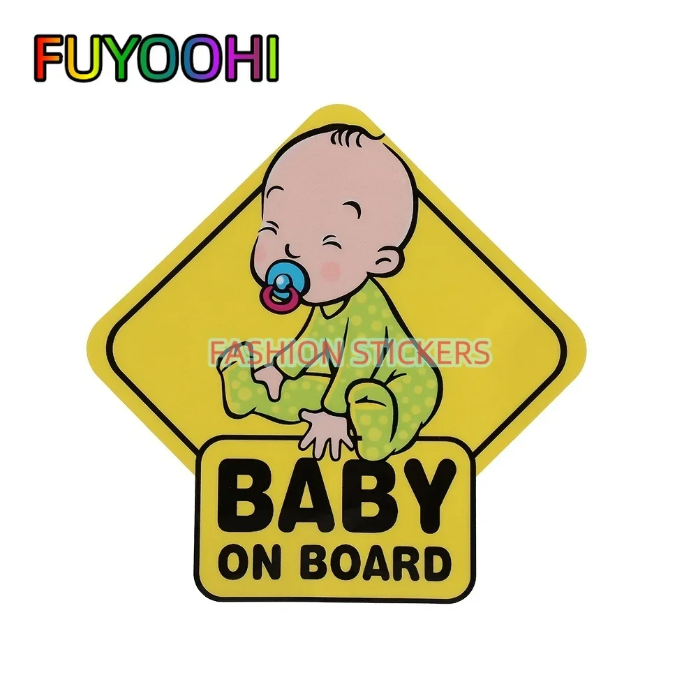 FUYOOHI Car Stickers Make Your Car Safer for Your Baby with These Adorable on-Board Decals!