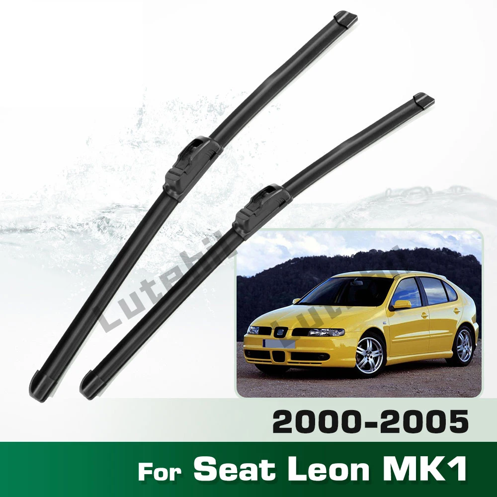 Frontwischer Für Seat Leon MK1 2000-2005 2001 2002 2003 2004 Wischer Frontwischerblätter Windschutzscheibe Windschutzscheibe Fensterbürste 21 "+ 19"