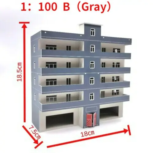 Architektur modell im Maßstab 1:150/100 für Gundam City School Teaching Building Model Display Szene Modells ammlung Geschenk