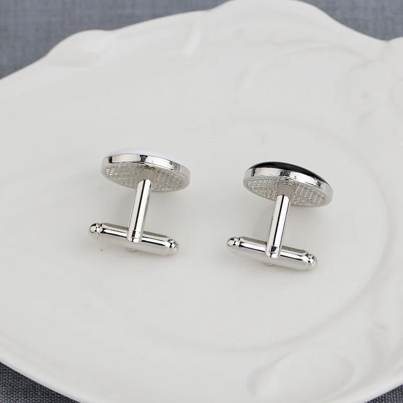 الرجال الكلاسيكية سهرة أزرار أكمام ترصيع بدلة سوداء قميص أبيض أحمر ربطة القوس فيونكة الزفاف الذكرى مجوهرات اكسسوارات-الخطوبة الرجالية