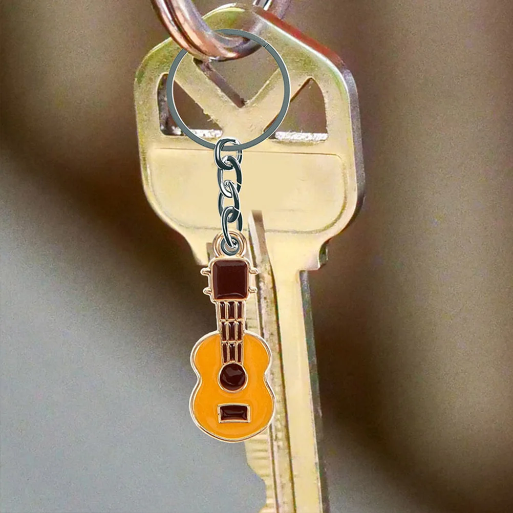 

40Pcs Enamel Guitar Charms Cute Alloy DIY Musical Instrument Pendants Jewelry Making Necklace Bracelet Keychain Accessories