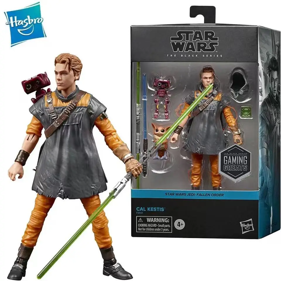 6 بوصة حرب النجوم The Black Series GameStop Gaming Greats Exclusive Deluxe - مجموعة ألعاب شخصيات الحركة Cal Kestis هدية