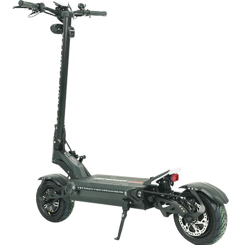 Teverun fighter supreme plus 72V electric scooter with 60AH lithium battery  1600W 2 motors with high suspension long range 200K