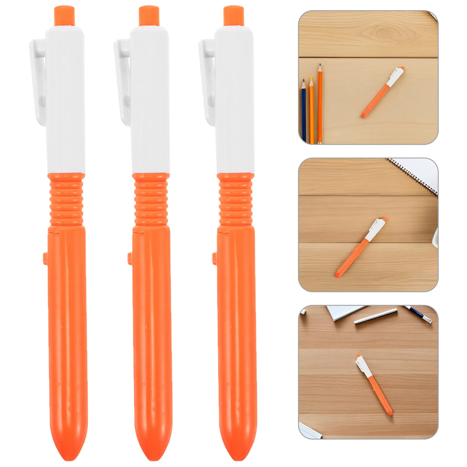 

5Pcs Cartoon Water Spray Pen Retractable Ballpoint Prank Writing Pens Office School Fun Novelty Squirting Liquid Pen