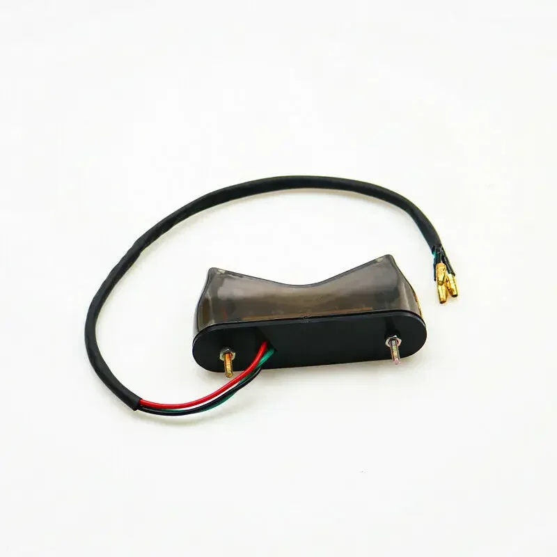 Smoke Rear Brake Tail Light For Motorcycle Honda Kawasaki Old School Cruiser CB