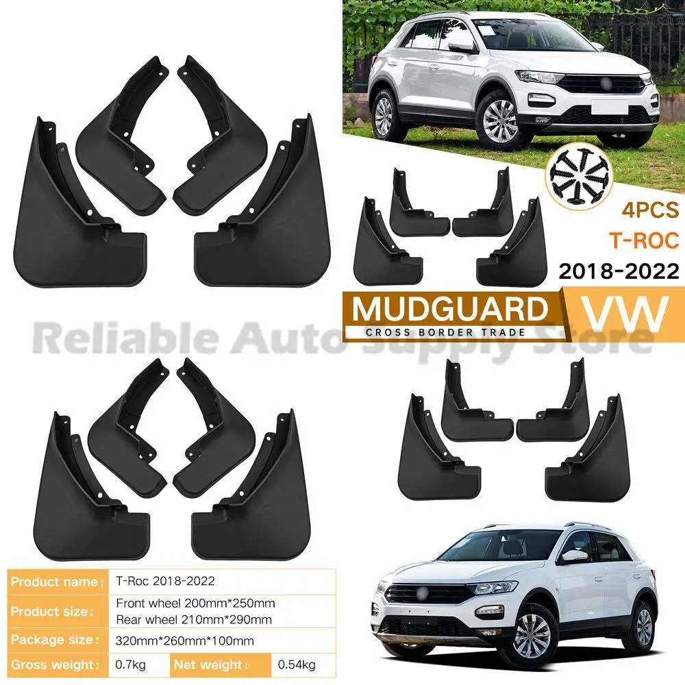 

For Volkswagen T ROC 2018 2022 Mud Flaps Fender Trim Auto Accessories High Quality Durable OEM Style Direct Factory Supply Premi