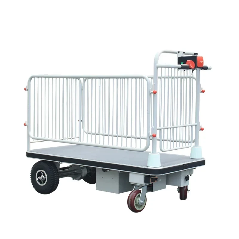 【Bt-selling】HG- Platform Trolley Cart With Shelf