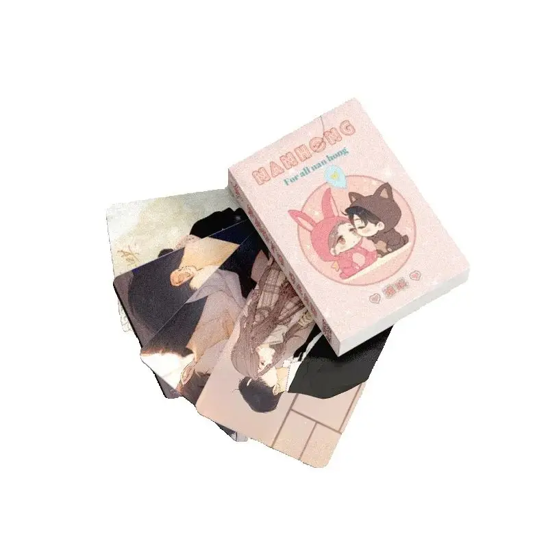 50PCS Eternal Love (Nan Hong) Laser Lomo Card Set - Sang Yan, Wen Yifan Manga Characters HD Photocard Cosplay Gift
