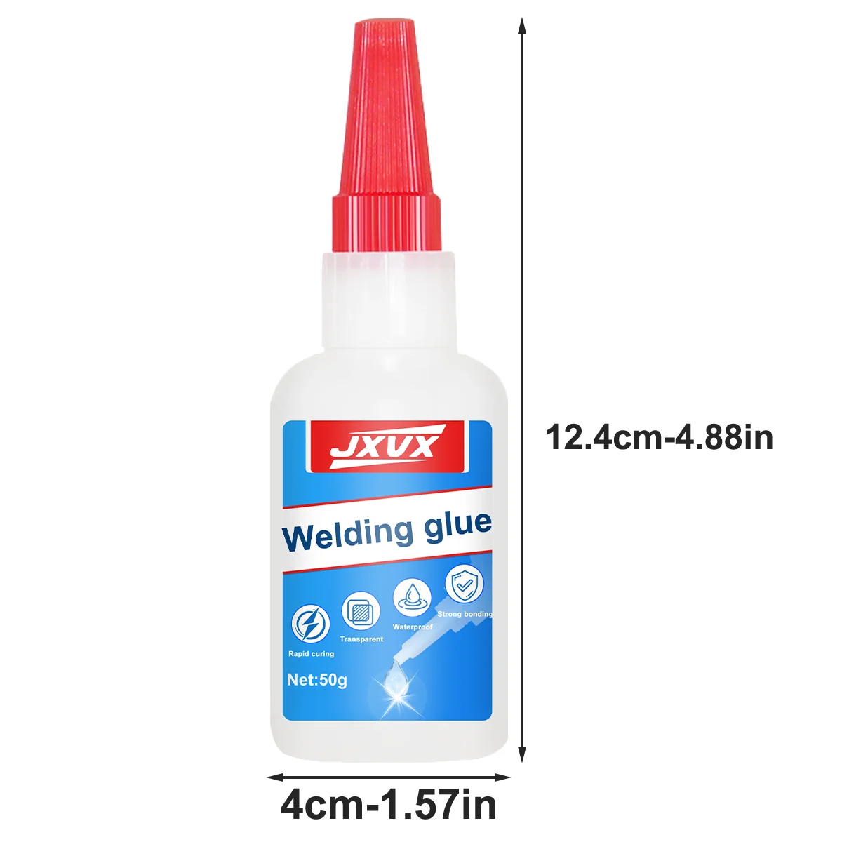 กาวน้ำมันแท้ ความแข็งแรงสูง กาวน้ำมันอเนกประสงค์ใส สำหรับหนัง ยาง แก้ว ไม้ โลหะ กาวติดแน่นพิเศษ แห้งเร็ว 50 กรัม
