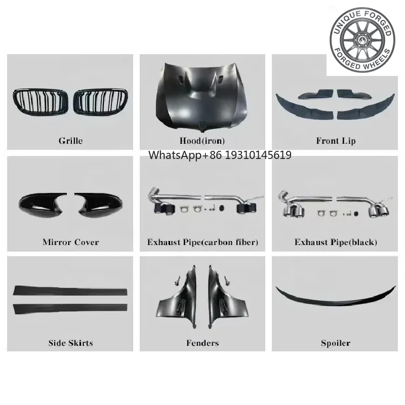 

M3 M4 Style Body Kit for BMW E90 E92 E93 2005-2012 Front Rear Bumper