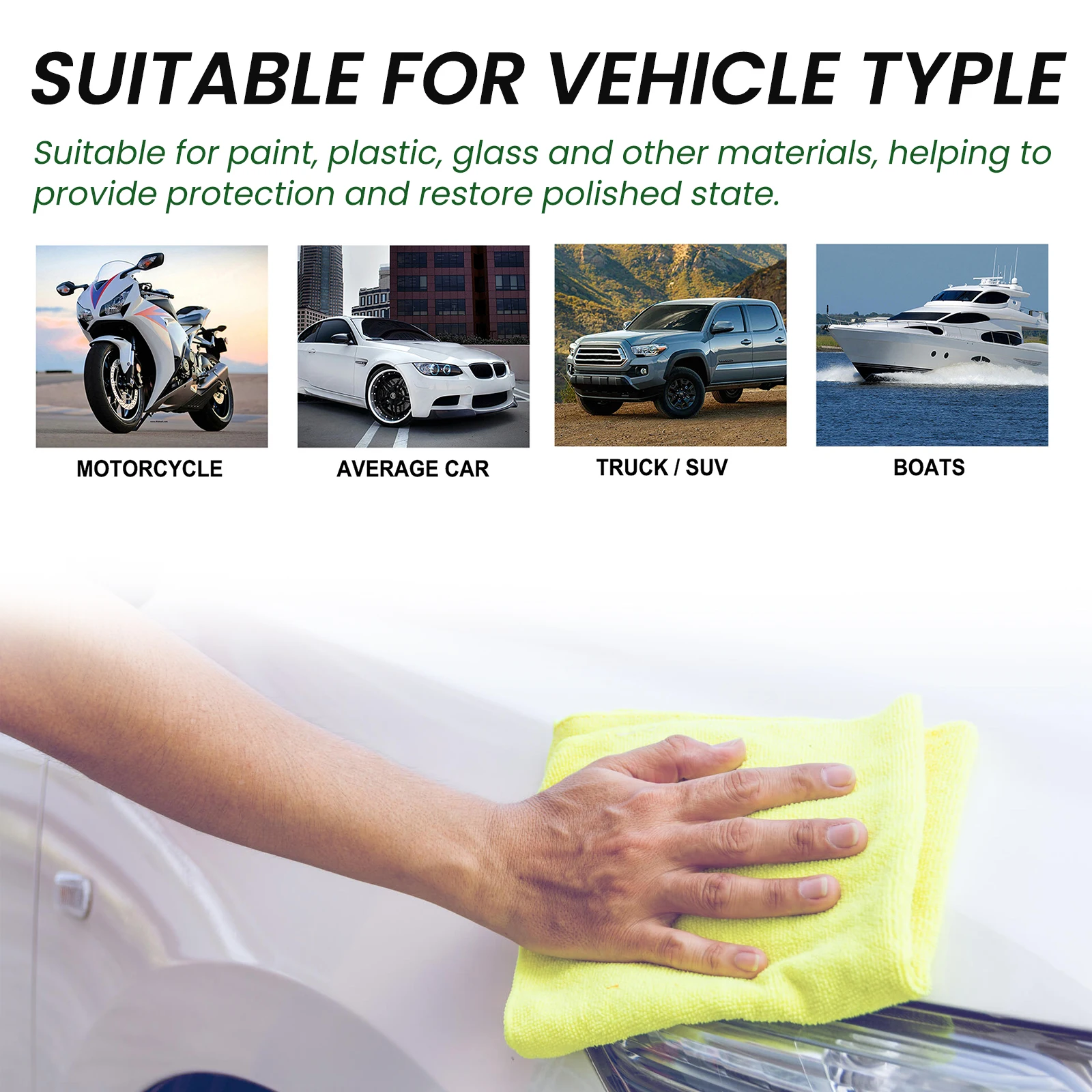 Homonth Car Scratch Repair Wax  Auto Swirl Remover Scratches Repair Polishing Cream Cars Body Grinding Compound Anti Scratch Wax