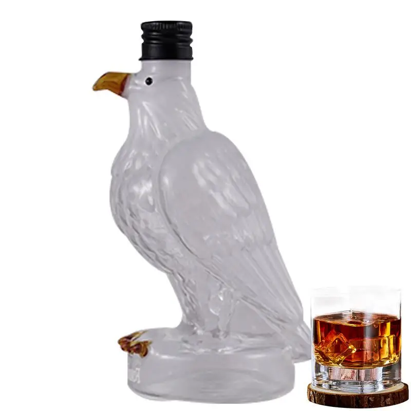 Bald Eagle Whiskey Decanter Glass Whiskey Decanter Animal Statue Funny Bottle Eagle Liquor Bottle Fun Distinctive Home