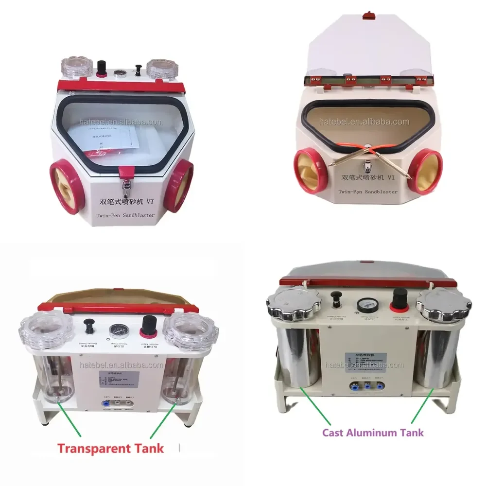 

【2026】 Equipments 50W Sandblasters Double Pen Sandblasting Machine Sand Blasting Machine