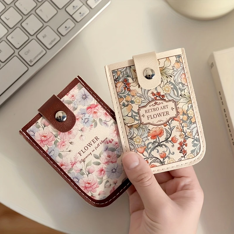 Laminated Concealed Mini Card Wallet Pull-out Type Credit Card Case Business Card Case RFID Blocking PVC ID Card Holder view 5