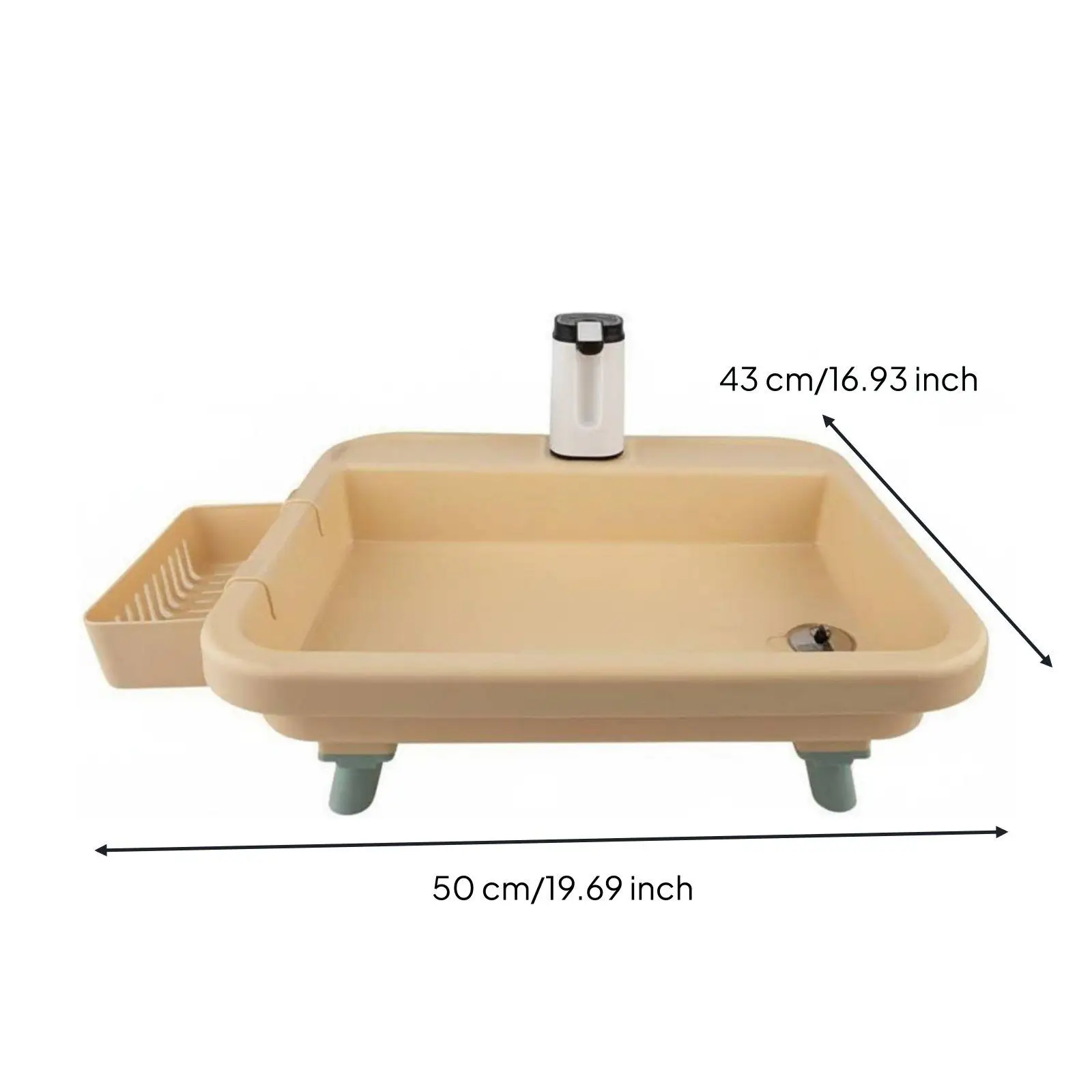 Outdoor Camping Washbasin Portable Sink Electric Water Pump Faucet Set for Garden Travel Kitchen view 4