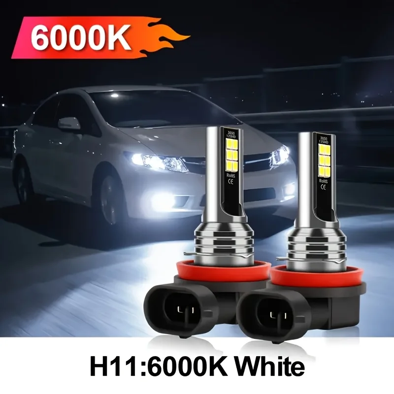 2Pcs Led H8 H16 Jp …