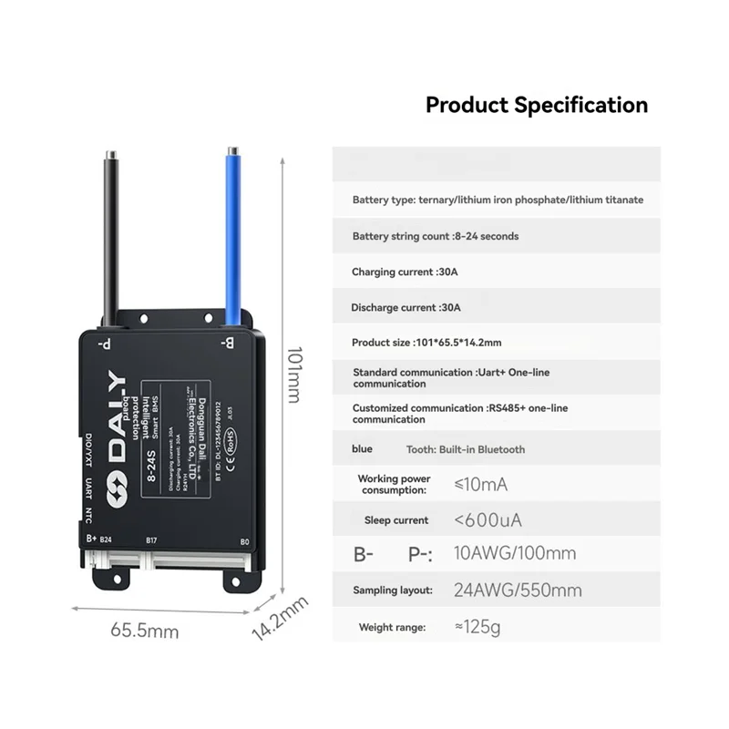 DIGIT-Lifepo4 8S-24S 48V BT التوازن السلبي BMS للسكوتر مركبة كهربية قوة البنك Liion BMS Mit UART #6