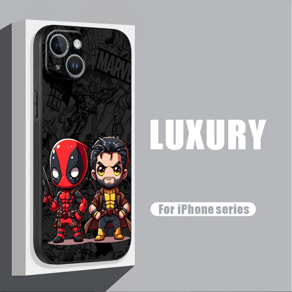 TPU Soft Phone Case for Google Pixel 8 Pro 6a 7 Pro 7a 6 Pro Marvel Deadpool And Wolverine Cartoon Capa Cover