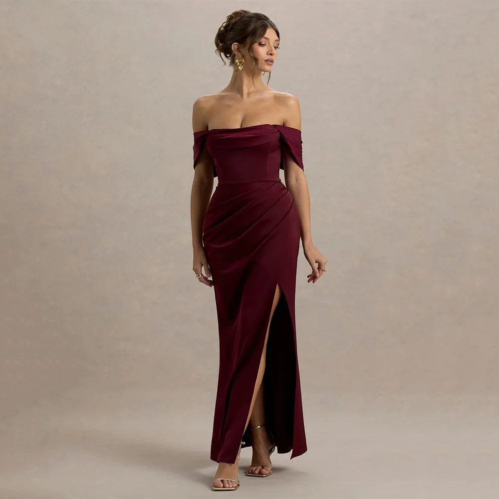 Prom Party Evening Formal Dresses Woman Wedding Dress Robe Soiree Robes De Cocktail Ball Gowns Women's Elegant Attire Customized