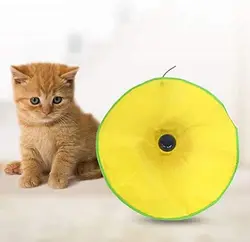Undercover Mouse Under Blanket Cat Toy, 4 Speed Mode Relieve Stress Cat Toy Nylon Cloth with Non-Slip Base for Cat