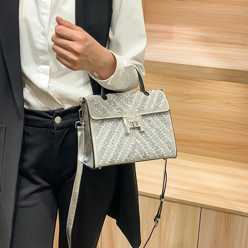 Fashionable Casual Parisian Diaper Bag For Women Trendy Leather Crossbody Handbag Designer Chic Messenger Purse And Shoulder