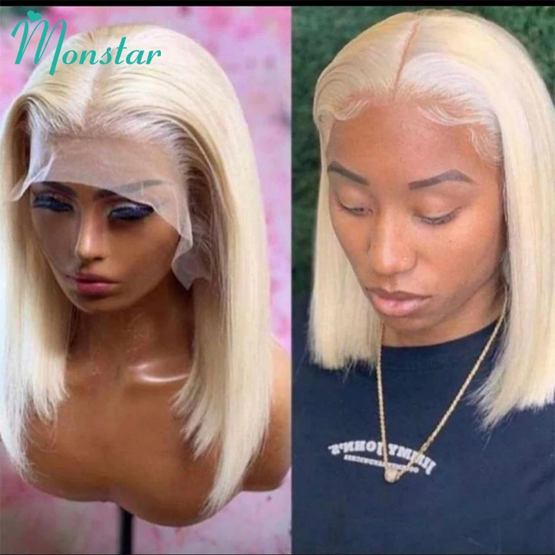 Blonde Lace Front Wig 13x6 13x4 Lace Frontal Human Hair Wig Bob Hair Wig Human Hair 613 Lace Frontal Wig Brazilian Straight Wigs