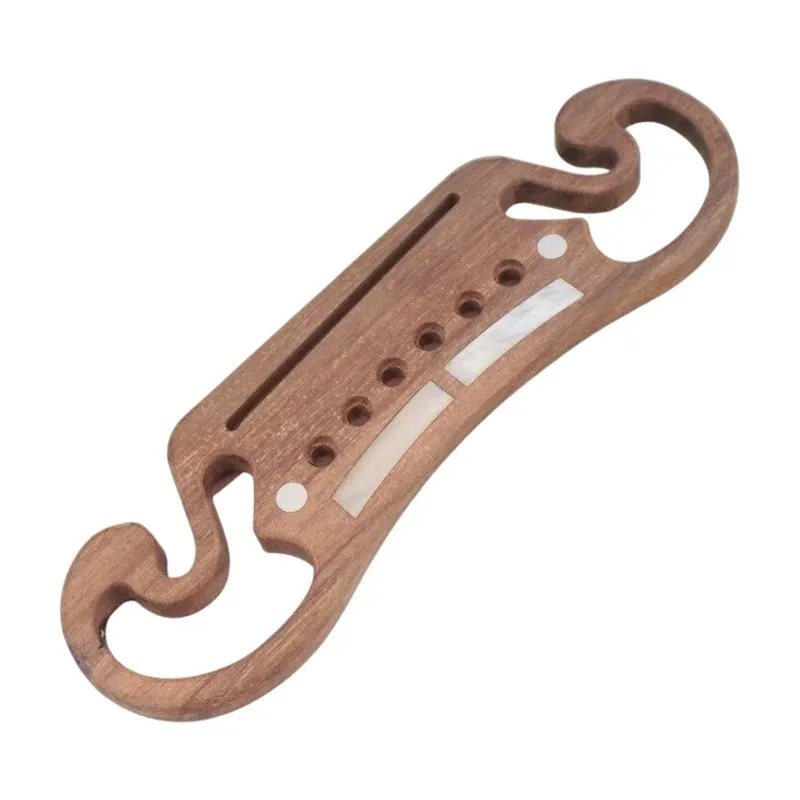 A64T-Rosewood Acoustic Guitar Bridge Replacement Part For 6 String Folk Guitars- Guitar Bridges& Bridge Accessories