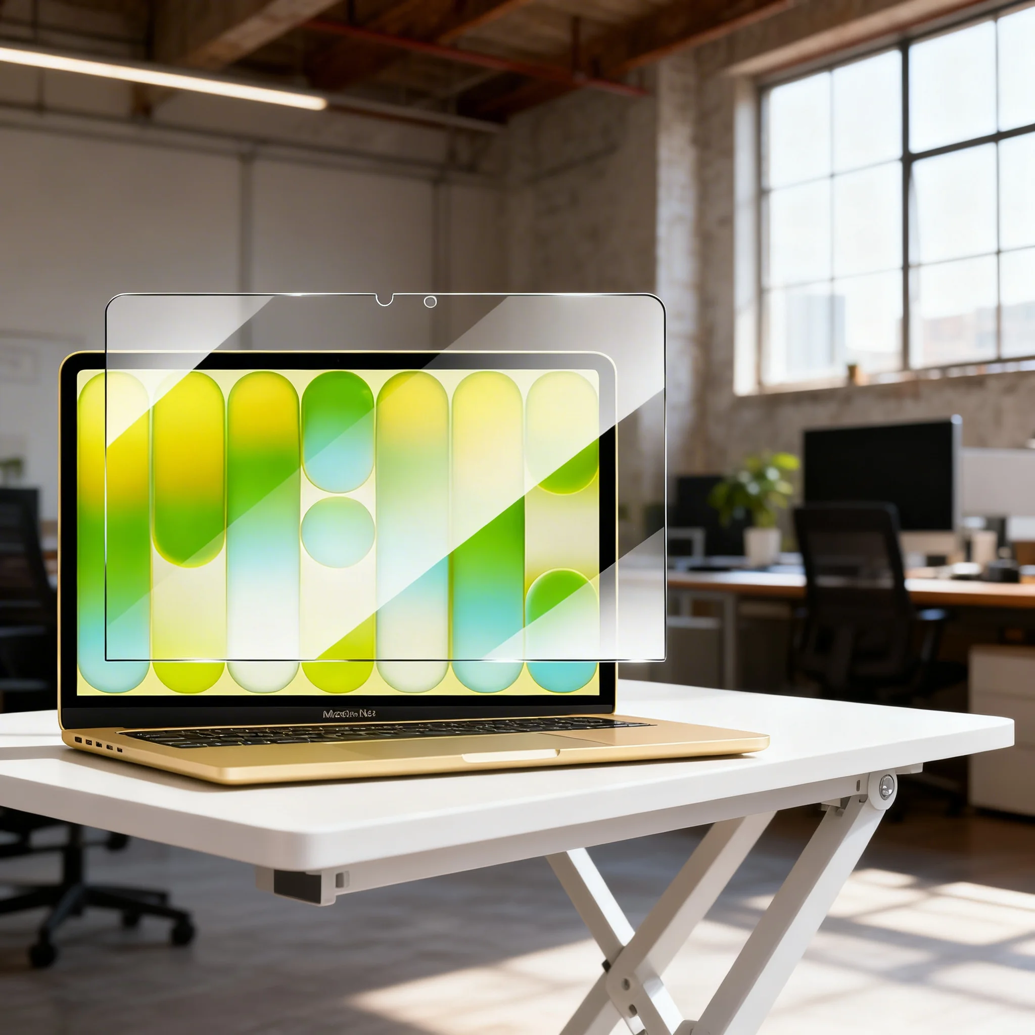 

Защитная пленка из закаленного стекла для MacBook Neo 13 дюймов 2026, прозрачная защитная пленка HD, твердость 9H, защита от царапин, комплект из 1 шт.